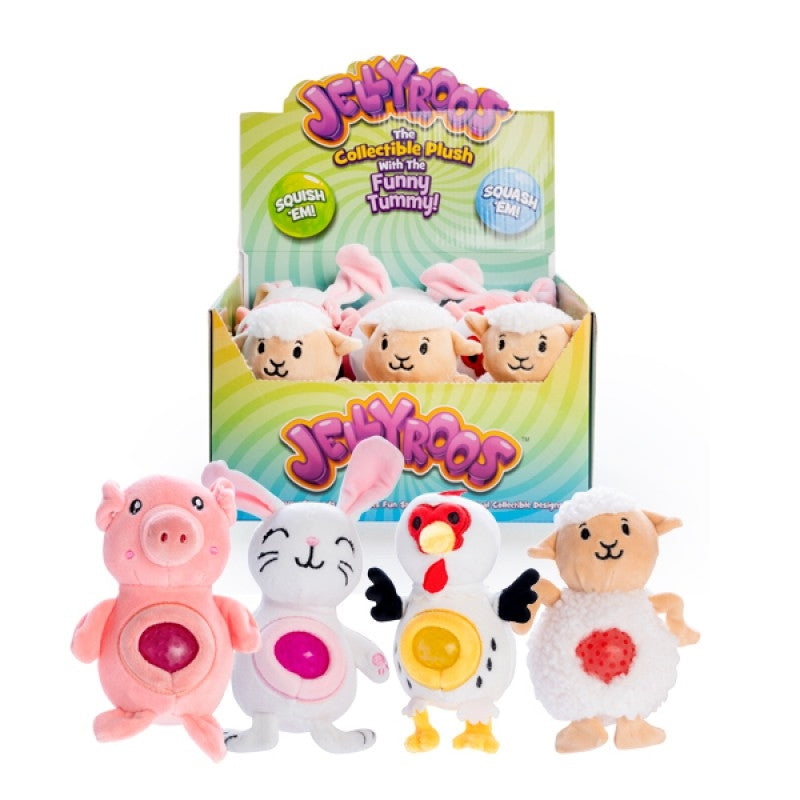Colorful Farm Mates Jellyroos in various animal shapes, perfect for children's play.