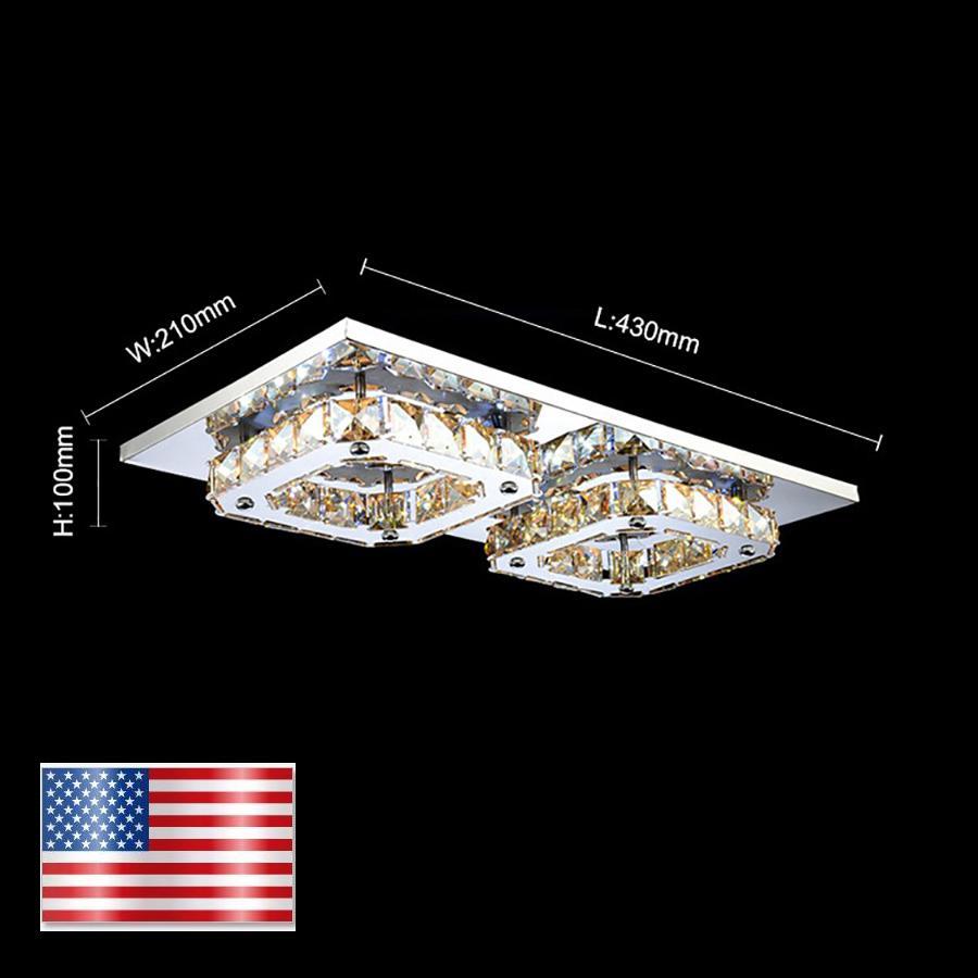 Fashion Crystal Chandelier featuring modern LED lights and elegant crystal design, perfect for home decor.