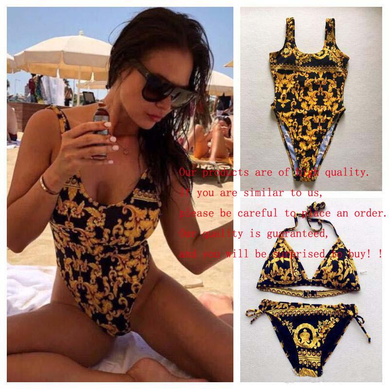 Fashion Luxury Designer Women Beach One Set Bikini featuring a unique geometric gradient pattern, perfect for stylish summer outings.