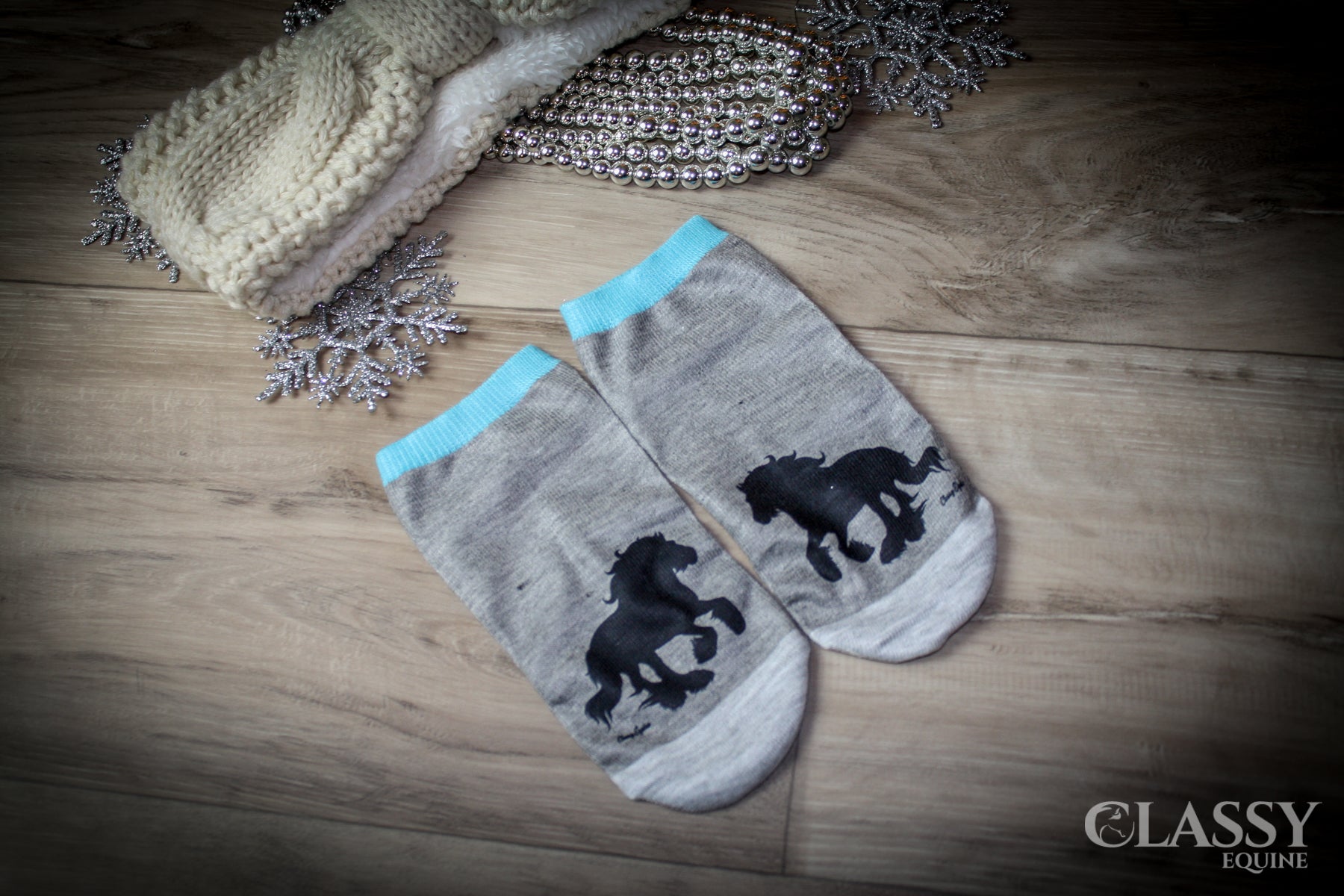 Fashion Socks - Gypsy Canter II in assorted colors including blue, pink, purple, light gray, and dark gray, designed for women.