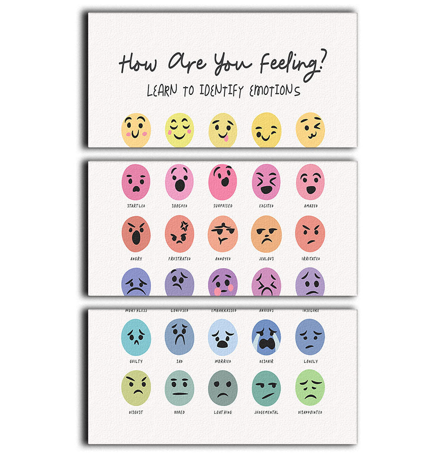 Three-panel canvas print featuring a captivating design, perfect for home or office decor.