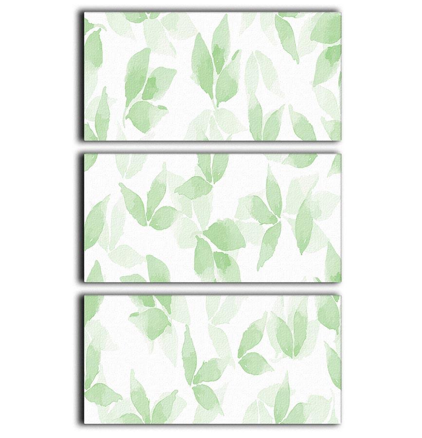 A beautiful floral background canvas print split into three panels, showcasing vibrant colors and intricate details.