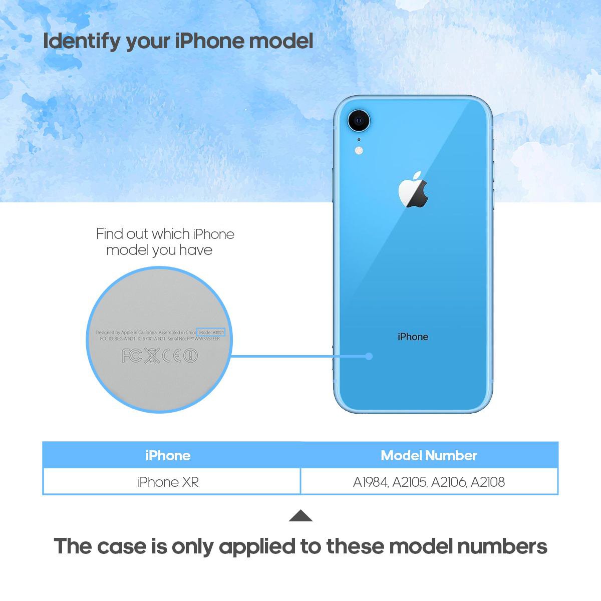 iCoverLover Shockproof Clear Case for iPhone XR, showcasing its slim design and transparent finish.