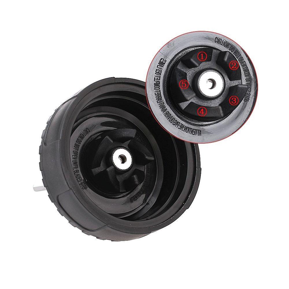 For Nutri Ninja 5 Fin Extractor Blade replacement part with seal and base, designed for optimal blending performance.