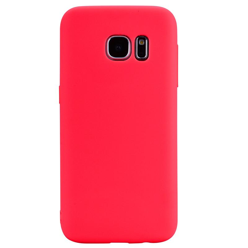 Samsung Galaxy S7 Edge case in candy color series, made of soft TPU material, showcasing its stylish and protective design.