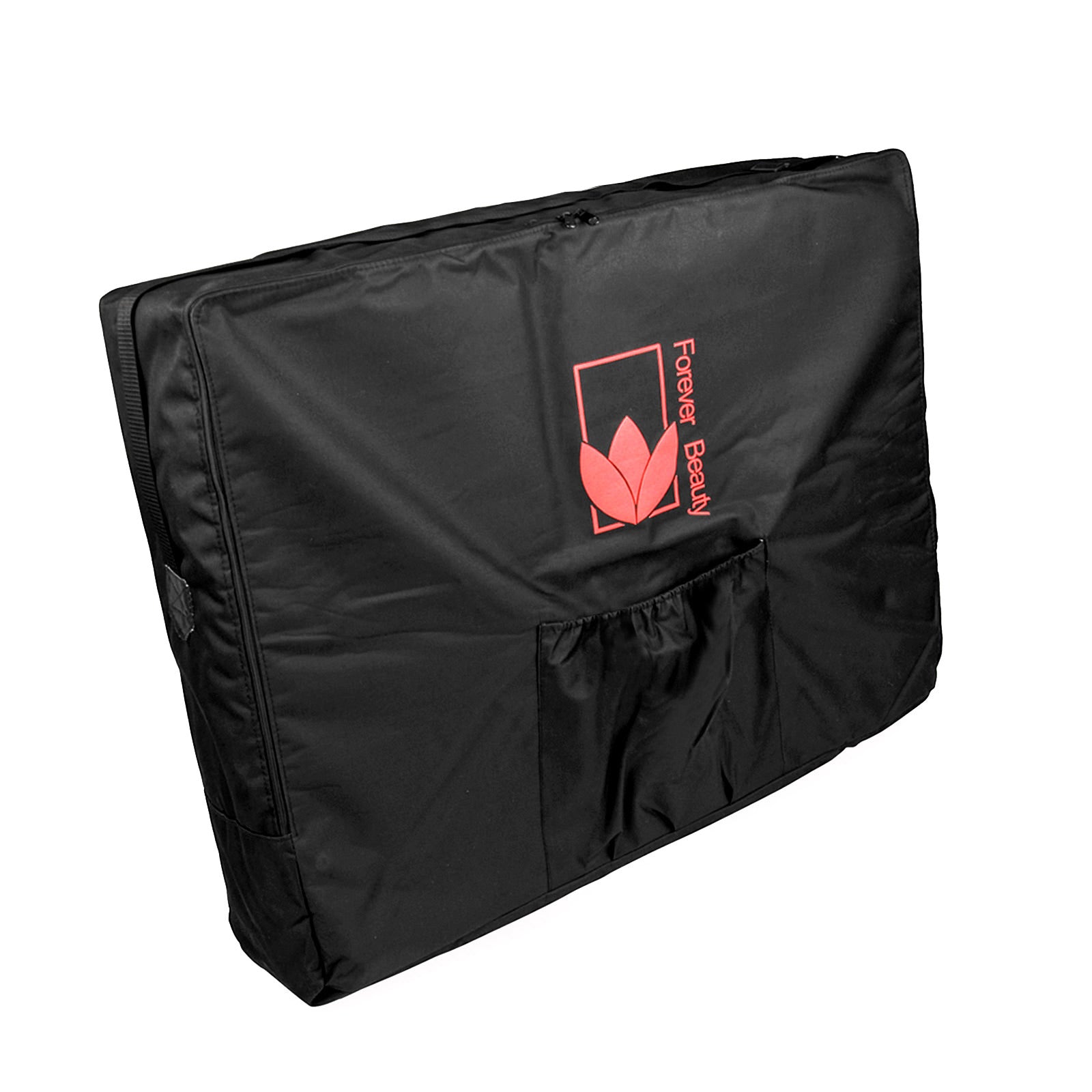 Forever Beauty Black Massage Table Bed Carry Bag with ergonomic straps and large storage pocket, designed for 75cm massage tables.