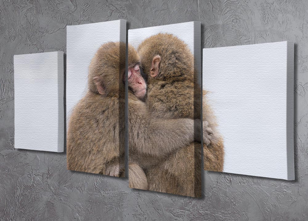 Forever Friends 4 Split Panel Canvas artwork featuring four equal sections creating a cohesive image.