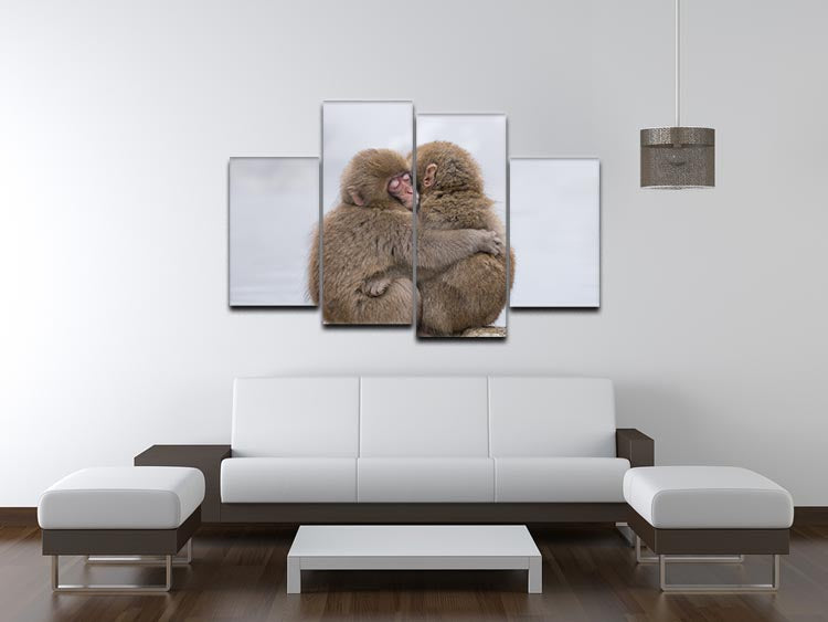 Forever Friends 4 Split Panel Canvas artwork featuring four equal sections creating a cohesive image.