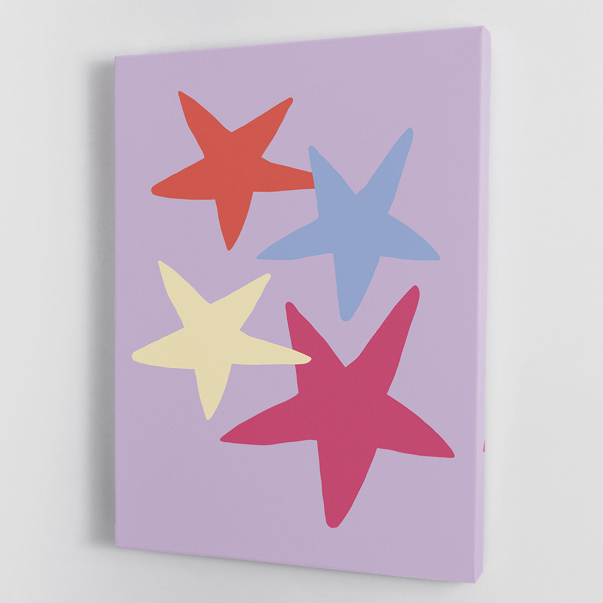 Four Stars Canvas Print showcasing vibrant colors and intricate details, perfect for home or office decor.