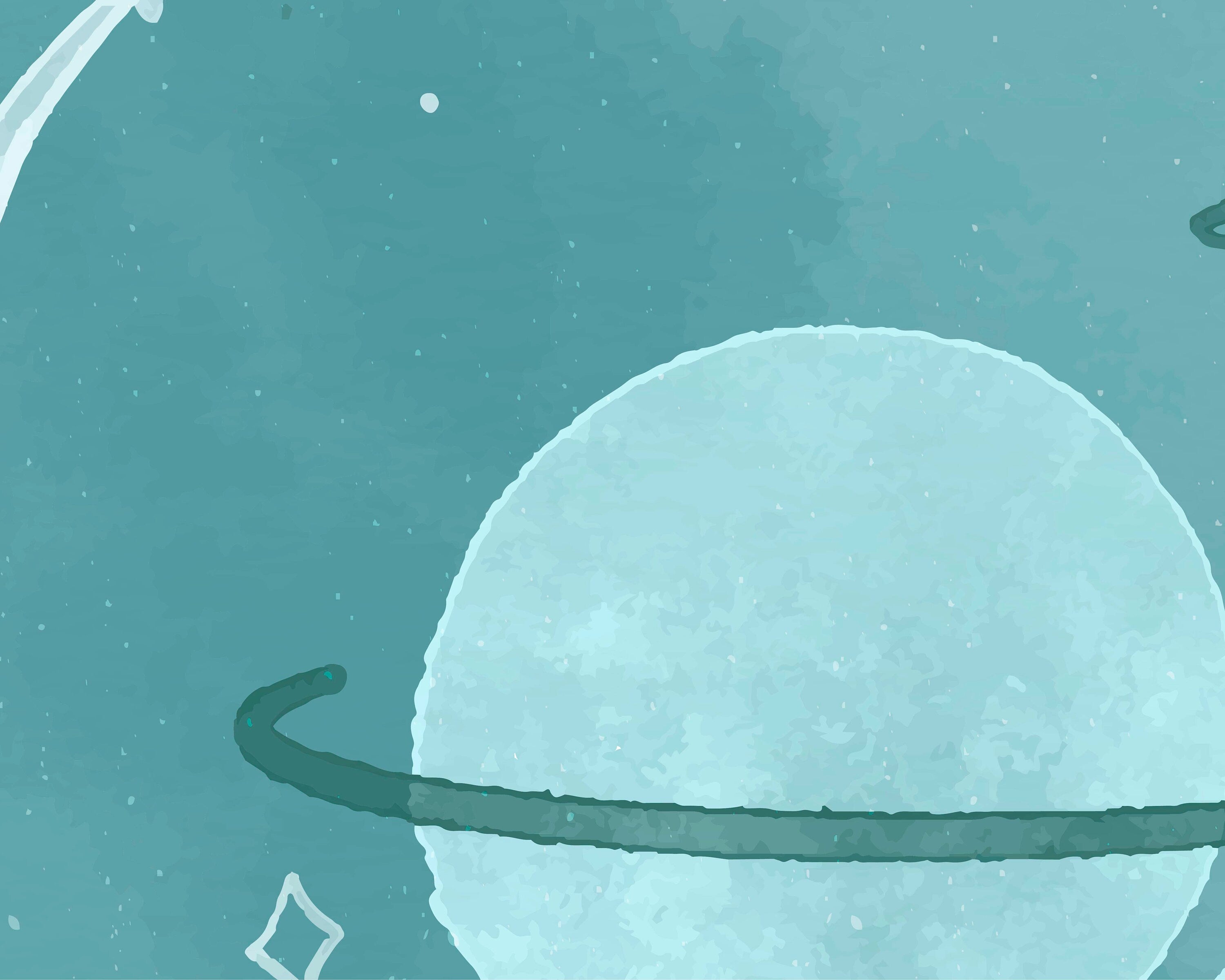 A vibrant Galaxy Wall Mural featuring stars, planets, and cosmic elements, designed for children's rooms.