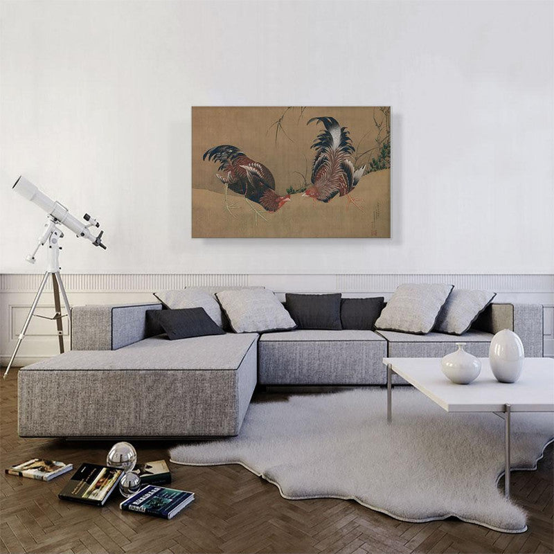 A vibrant canvas print from the Gamecocks 1838 collection showcasing modern art and abstract designs, perfect for home decor.