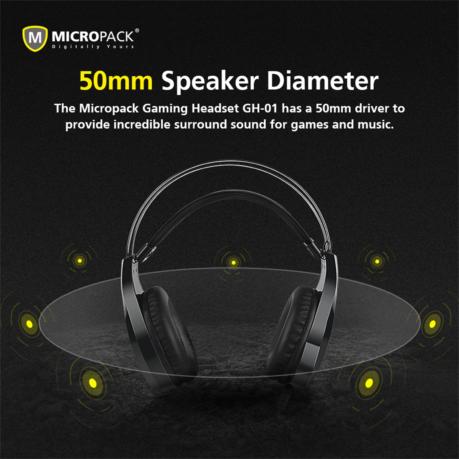 Gaming headset featuring leather earmuffs, omnidirectional microphone, and colorful LED lights for immersive gaming experience.