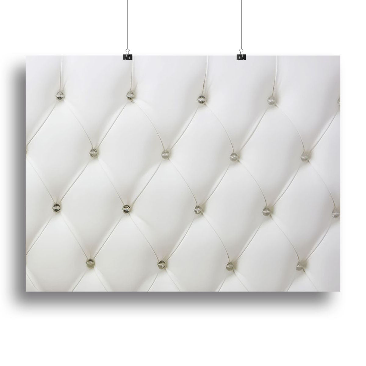 A collection of genuine leather upholstery canvas prints and posters showcasing modern art, nature scenes, and vintage travel designs.