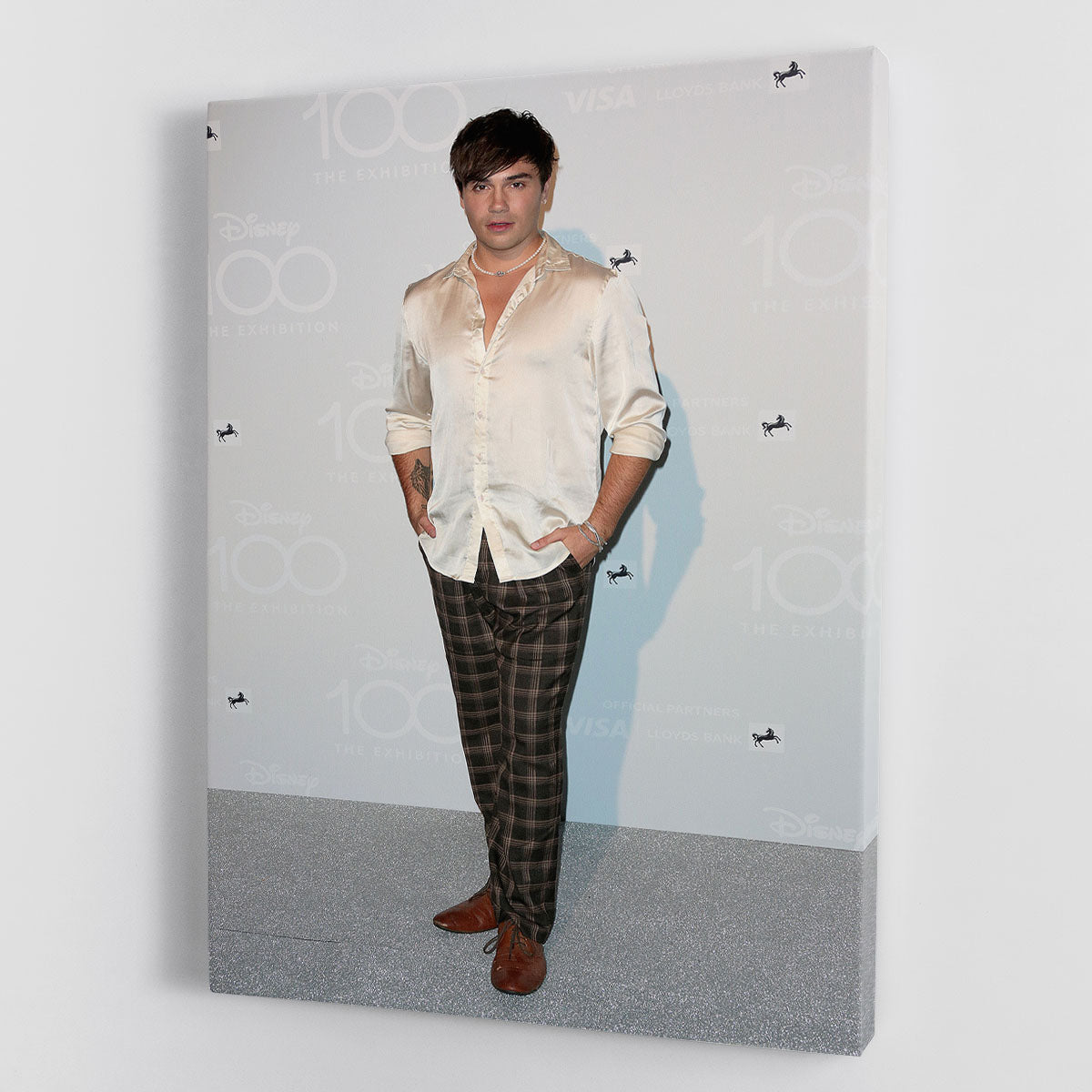 A vibrant George Shelley canvas print showcasing modern art with rich colors and intricate details, perfect for home decor.