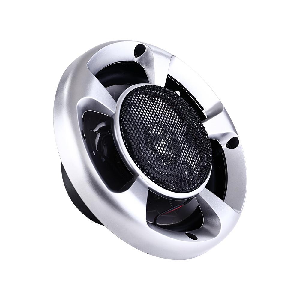 Giantz Set of 2 6.5-inch LED Light Car Speakers with blue LED lights and sleek design.