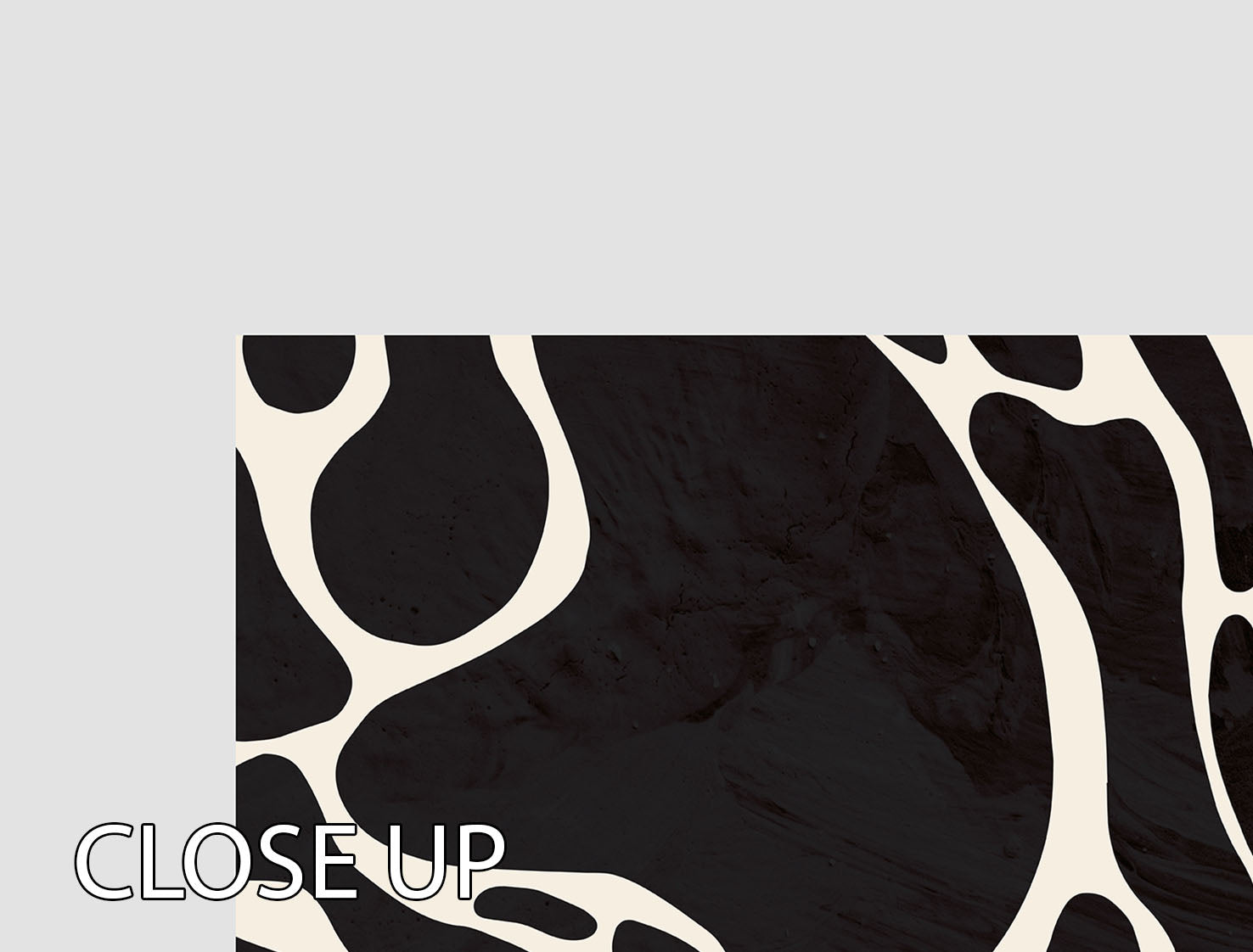 Giraffe Grey 3 Split Panel Canvas Print showcasing three panels with a stylish giraffe design in grey tones.