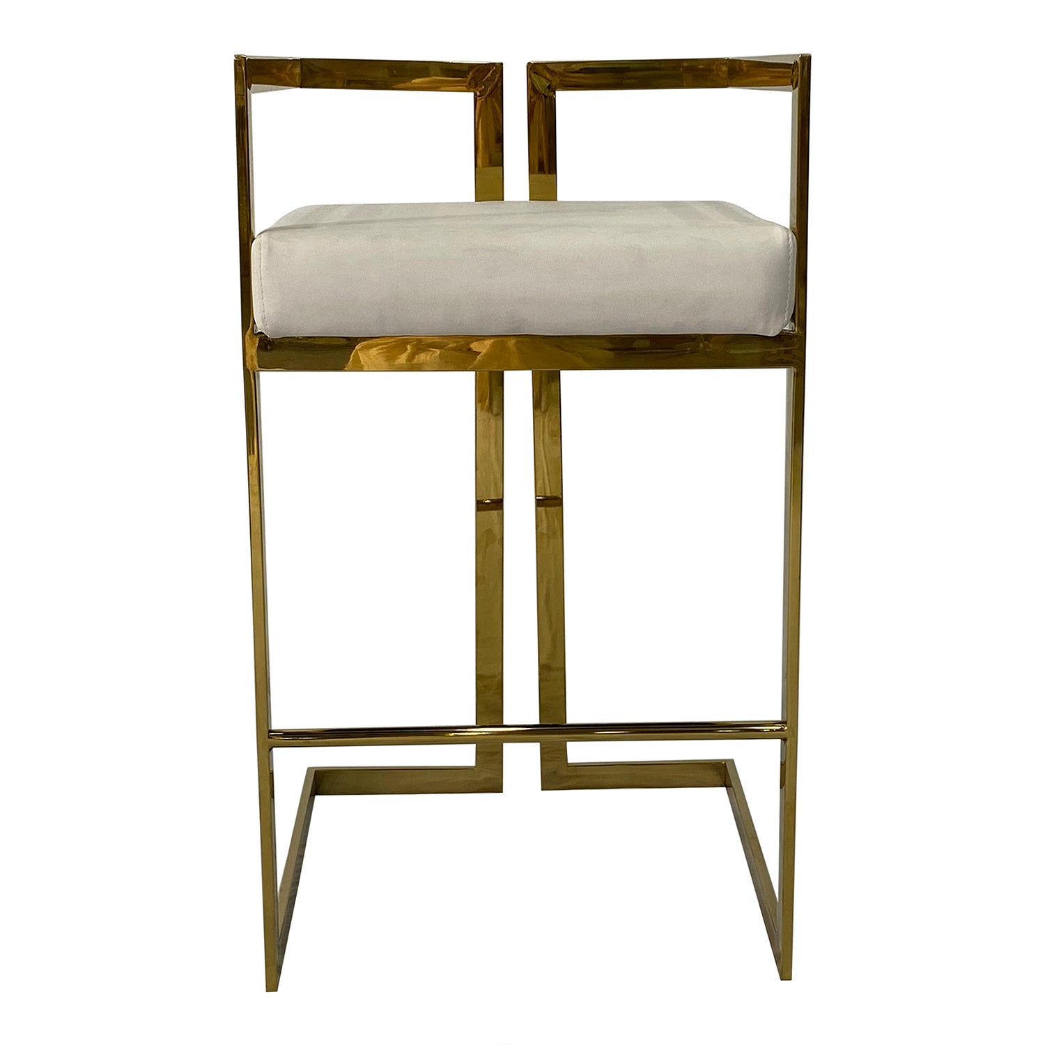 Elegant Gold and Beige Dining Chair with plush upholstery and stylish design, perfect for modern dining spaces.