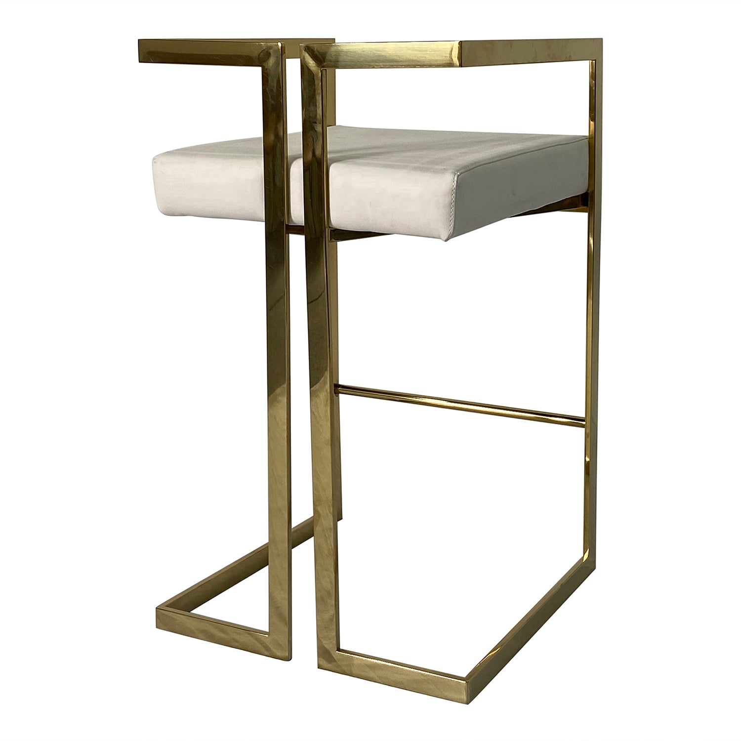 Elegant Gold and Beige Dining Chair with plush upholstery and stylish design, perfect for modern dining spaces.