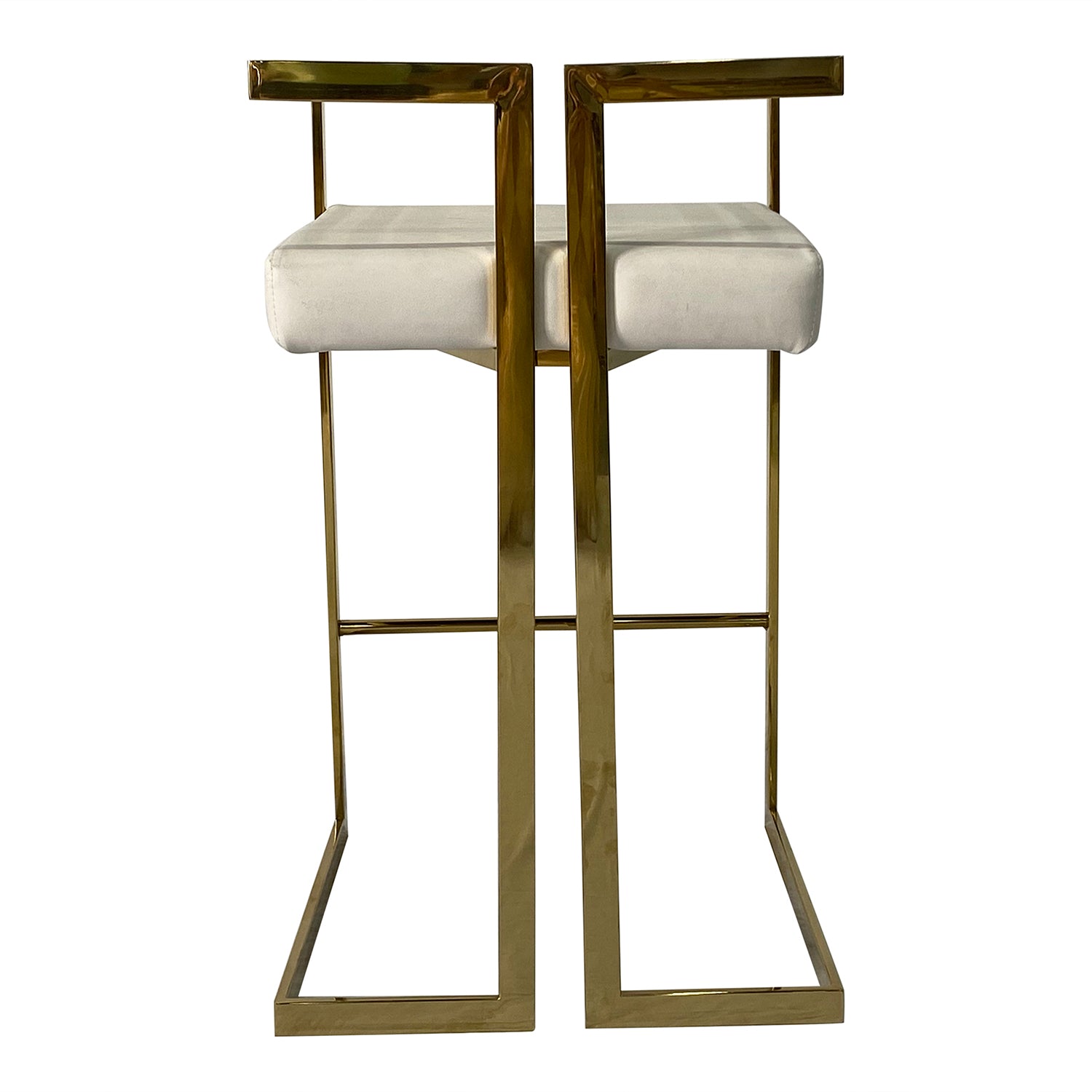 Elegant Gold and Beige Dining Chair with plush upholstery and stylish design, perfect for modern dining spaces.