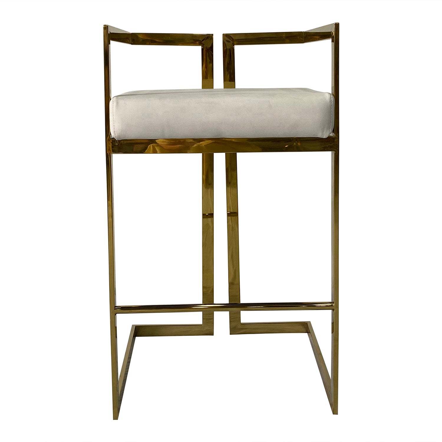 Elegant Gold and Beige Dining Chair with plush upholstery and stylish design, perfect for modern dining spaces.