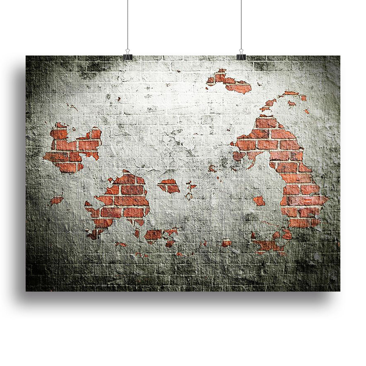 A stylish Grunge wall background canvas print showcasing textured patterns in muted colors, perfect for modern decor.