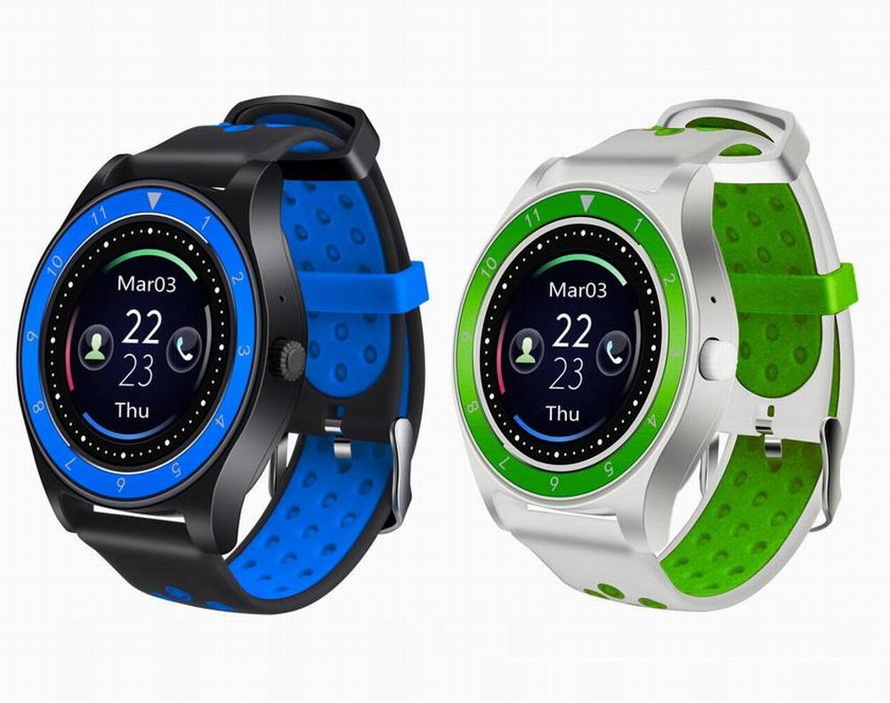 GSM Smart Phone Watch with Camera, showcasing its sleek design and features for fitness tracking and communication.