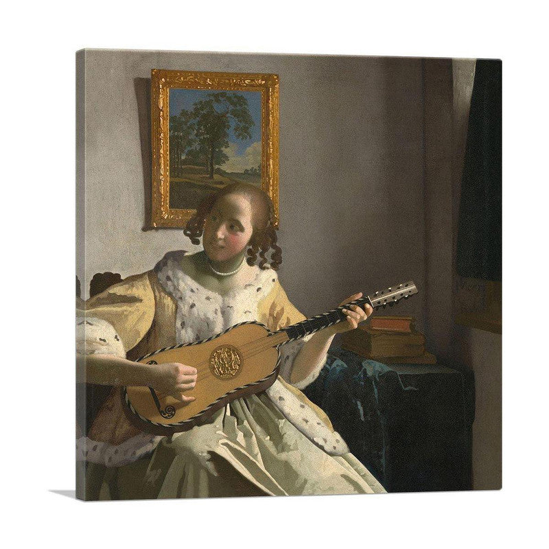 Guitar Player 1670 canvas print featuring vibrant colors and intricate details, perfect for music lovers.
