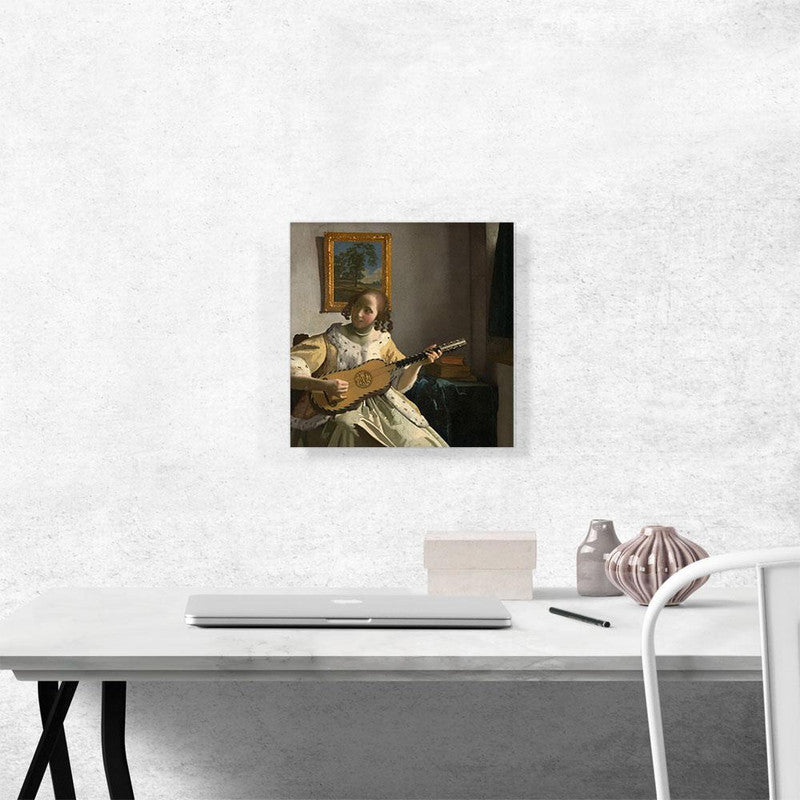 Guitar Player 1670 canvas print featuring vibrant colors and intricate details, perfect for music lovers.