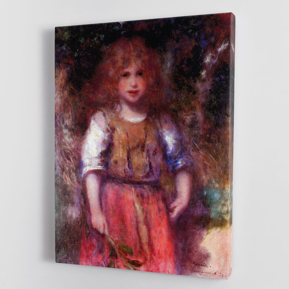 Gypsy Girl by Renoir canvas print showcasing vibrant colors and intricate details, perfect for home decor.