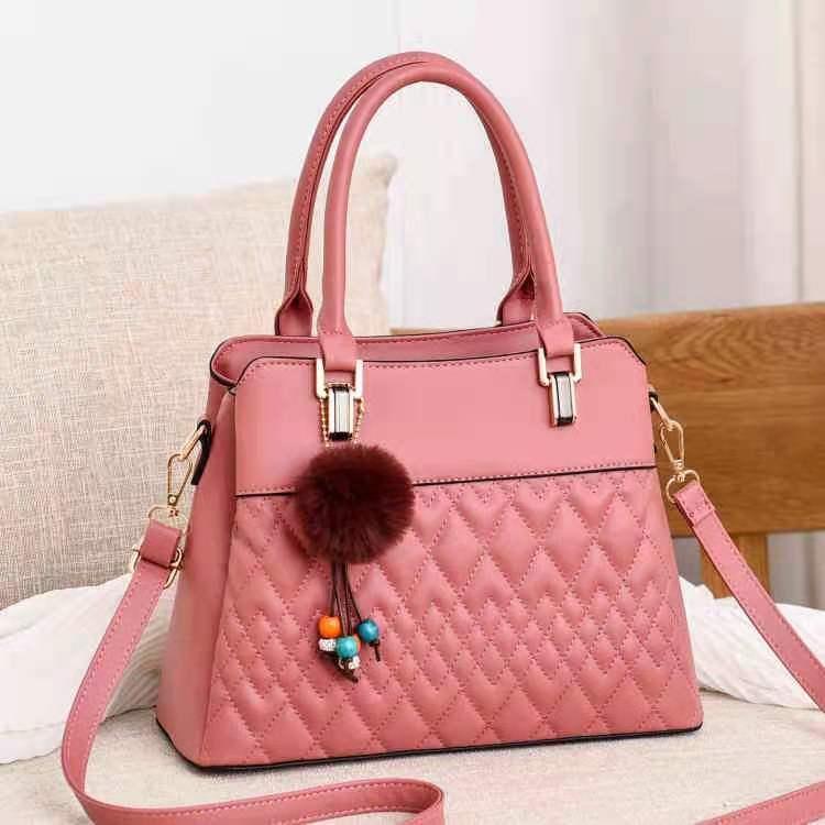 A stylish women's handbag featuring a feminine temperament design with a Goddess Fan motif, perfect for various occasions.