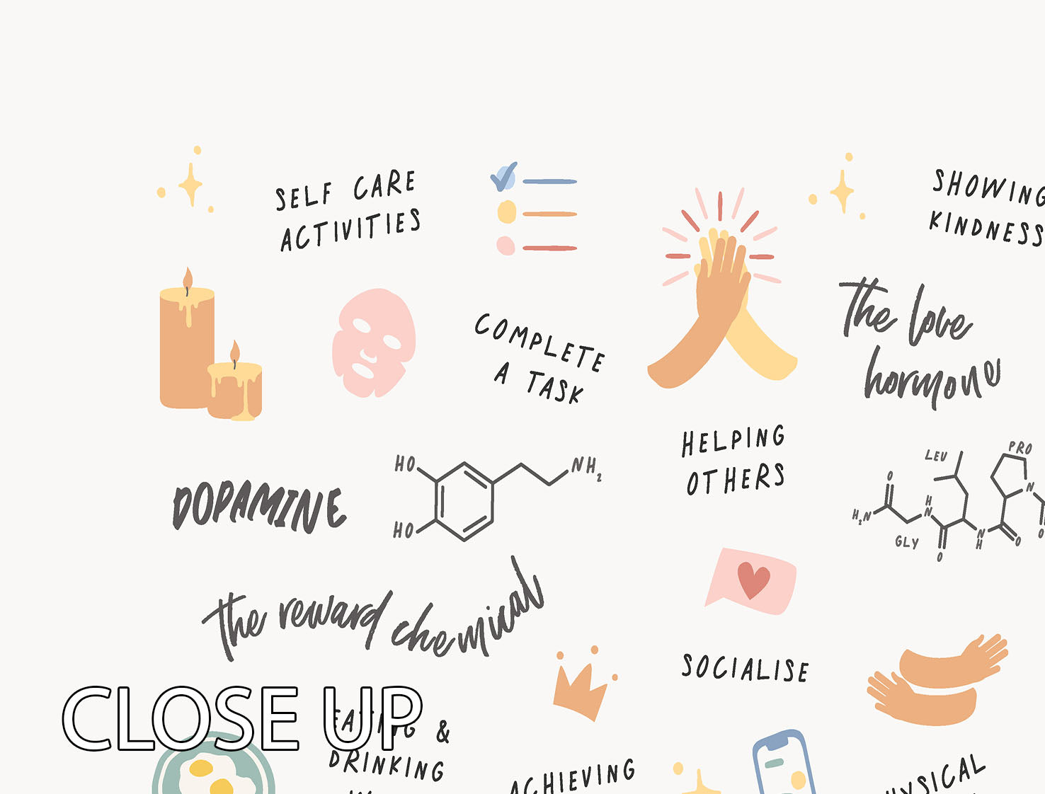 Happy Chemicals 3 Split Panel Canvas Print showcasing vibrant colors and modern design, perfect for enhancing any interior space.