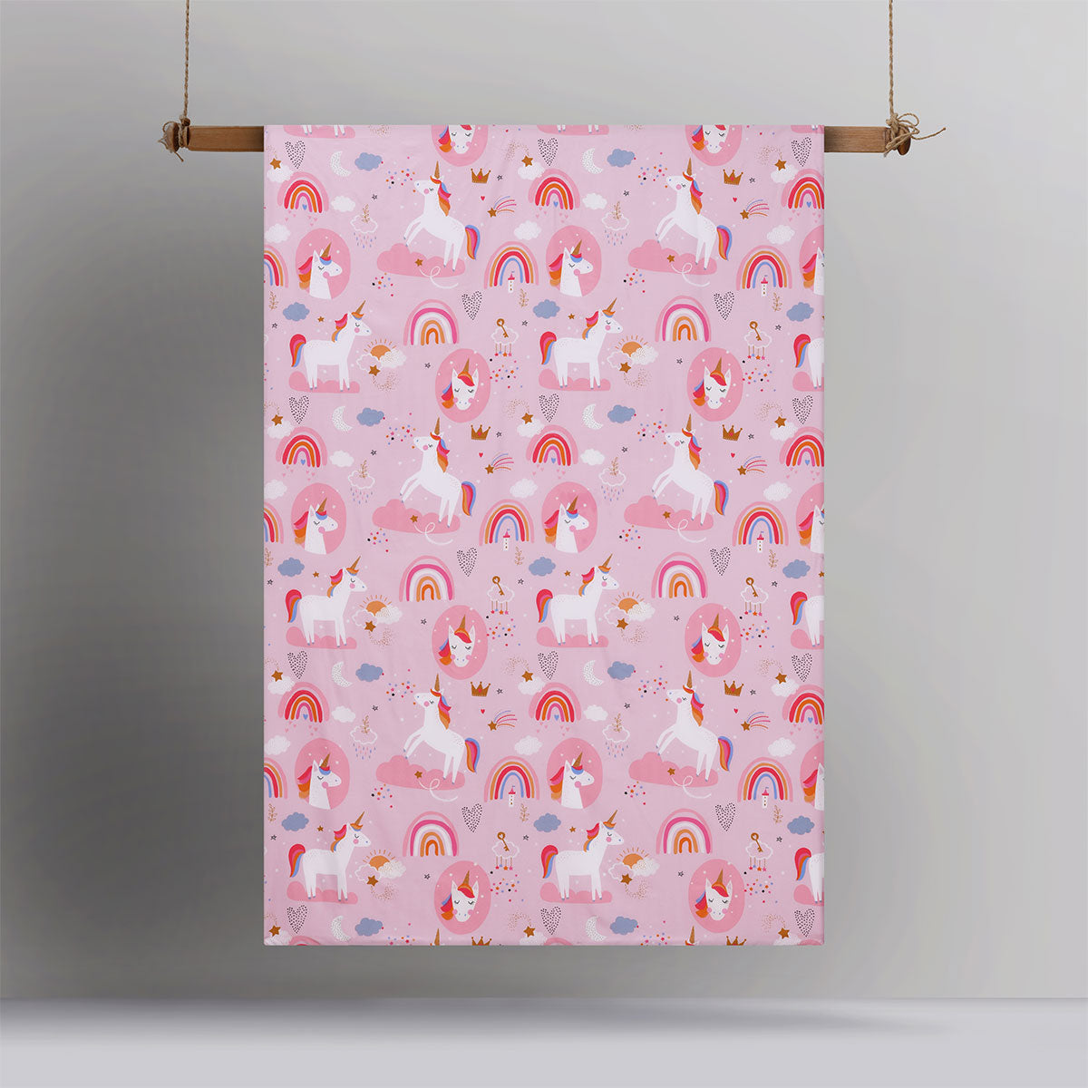 Happy Kids Dream Big Glow in the Dark Quilt Cover Set featuring vibrant colors and fun designs, perfect for children's bedrooms.