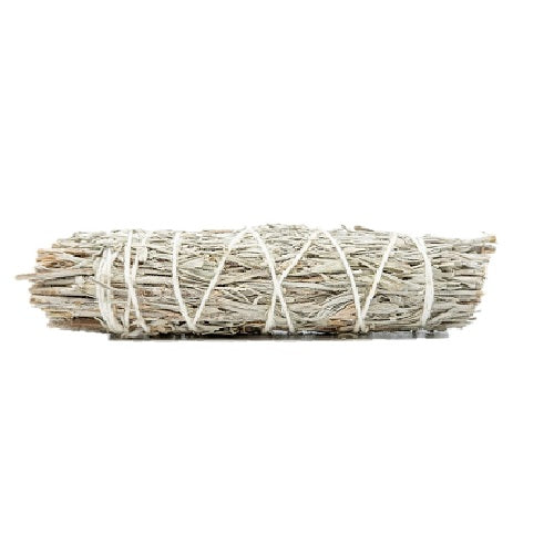 Healing Mountain Sage, Cedar Sage & Copal Resin Smudge Stick, 8-9 inches long, featuring a blend of natural herbs for cleansing and spiritual rituals.