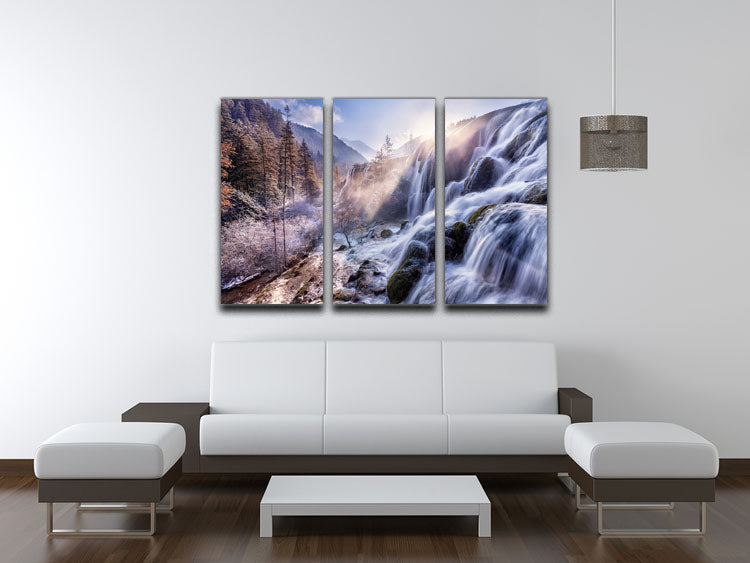 Heartless Valley 3 Split Panel Canvas Print featuring three cohesive panels with stunning artwork, perfect for home or office decor.