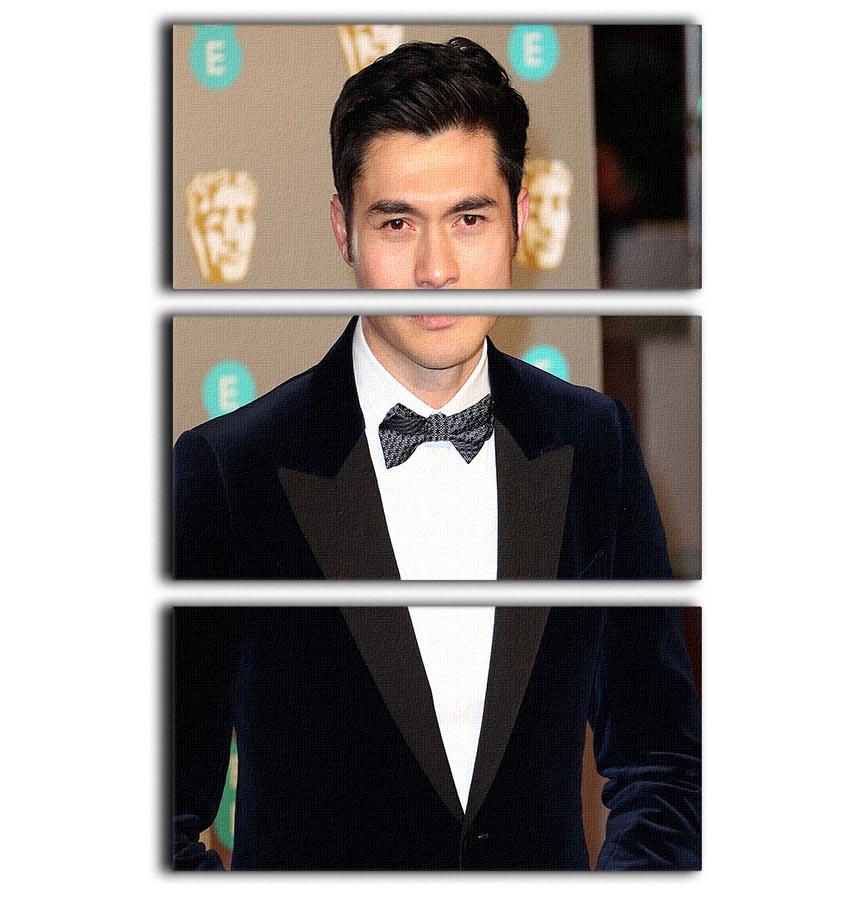 Henry Golding 3 Split Panel Canvas Print featuring three high-quality canvases with captivating design, perfect for home or office decor.