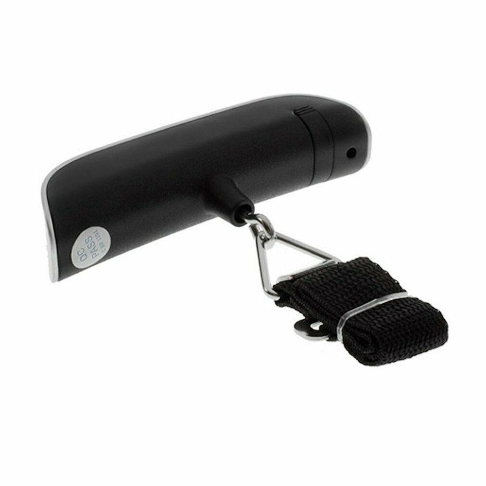 High Quality Portable Electronic Scale in black color, measuring 16cm x 3cm, designed for accurate weight measurements up to 50kg.