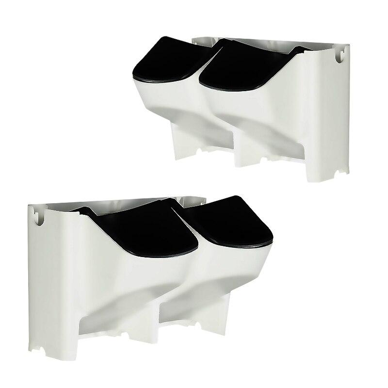 High Quality Plant Wall-Mounted Flower Pot made of durable PP resin, featuring a stackable design and removable inner pot for easy plant care.