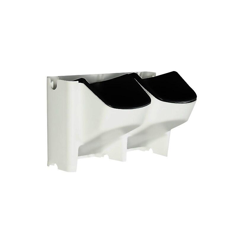 High Quality Plant Wall-Mounted Flower Pot made of durable PP resin, featuring a stackable design and removable inner pot for easy plant care.