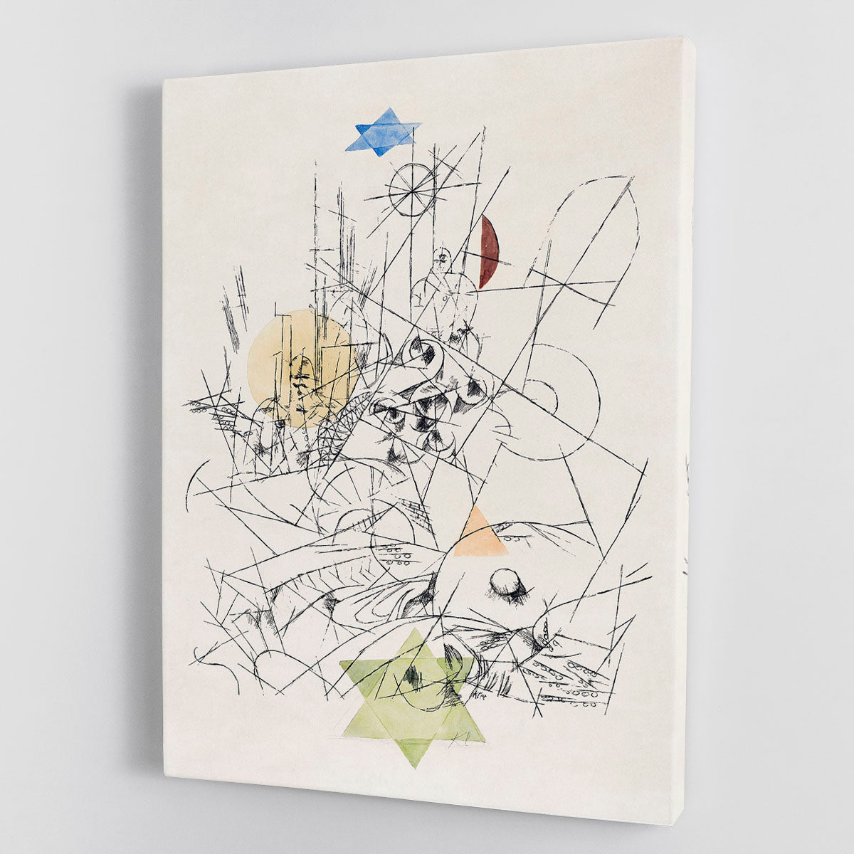 Hope and Destruction 1916 No.1 Canvas Print showcasing intricate details and vibrant colors, perfect for home decor.