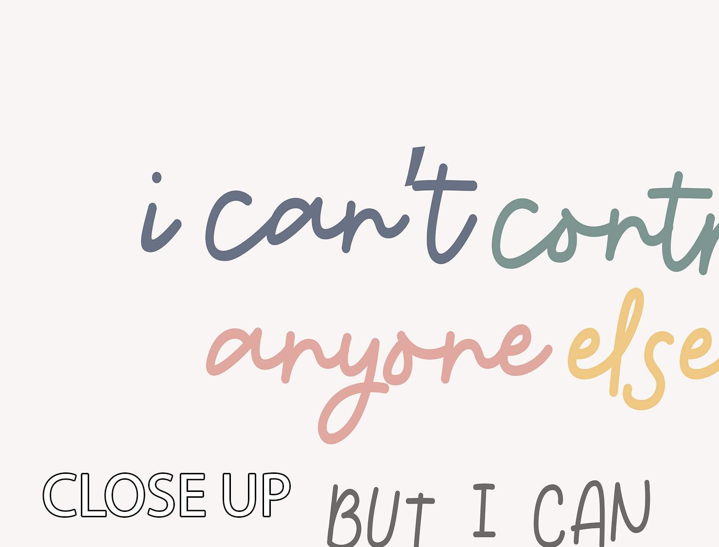 I Can Control Myself 3 Split Panel Canvas Print featuring three high-quality panels with a captivating design, perfect for home or office decor.