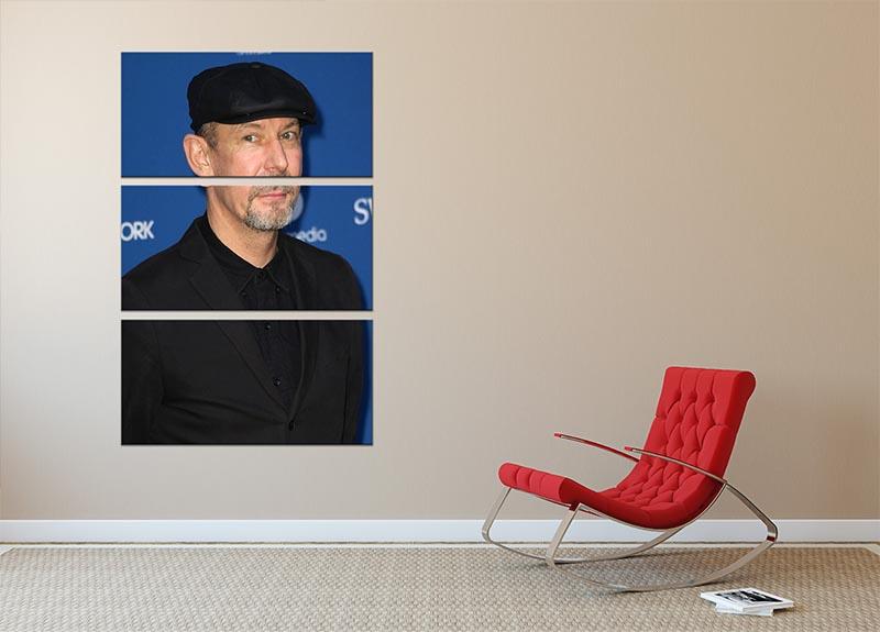 Ian Hart 3 Split Panel Canvas Print featuring three cohesive art panels with vibrant colors and intricate designs, perfect for home decor.