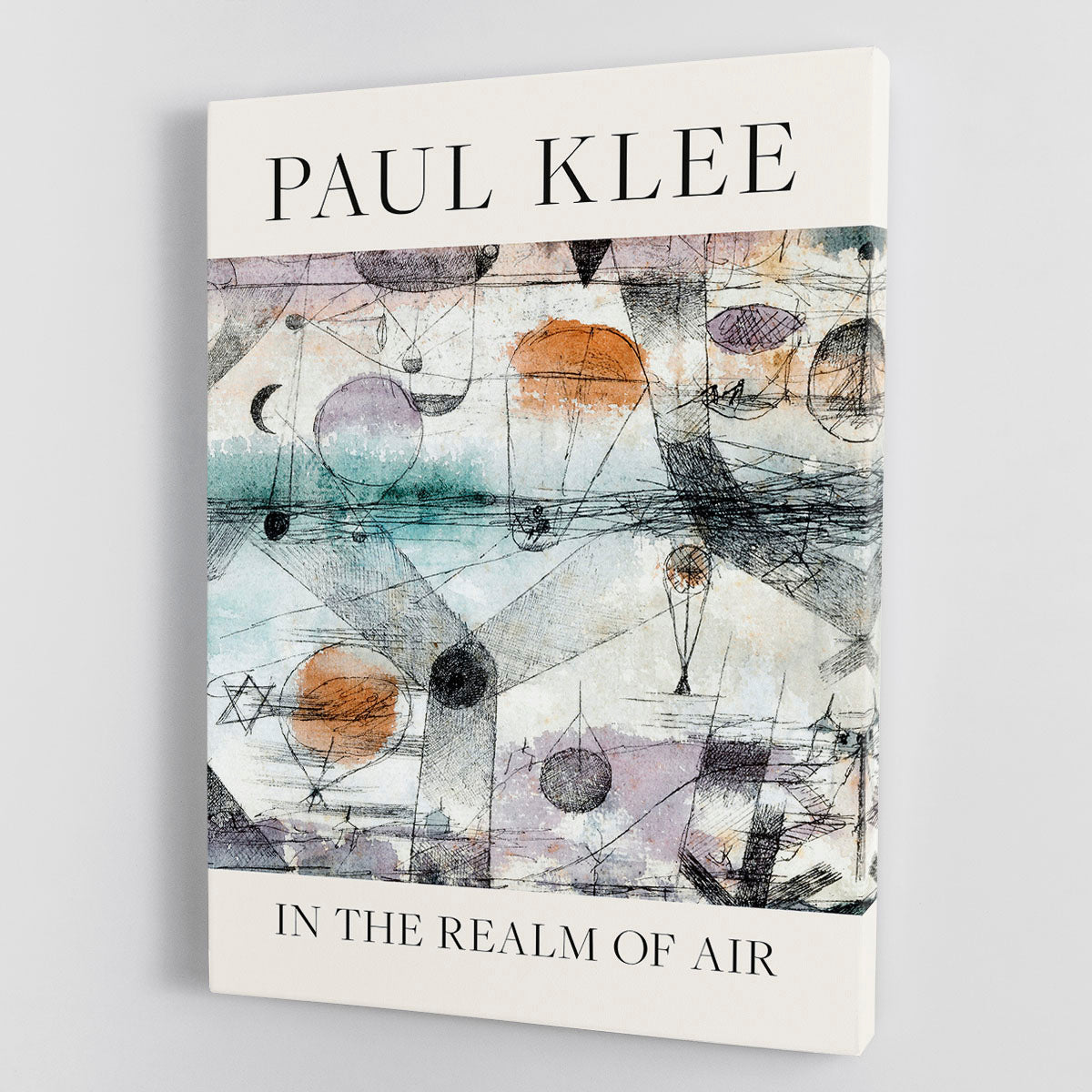 In the Realm of Air 1917 No.2 canvas print showcasing vibrant colors and intricate details, perfect for modern decor.