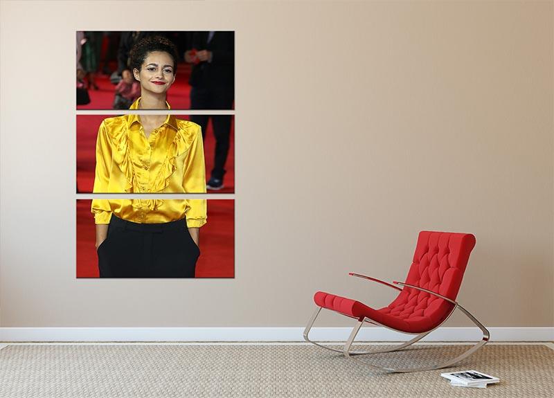 Ines Melab 3 Split Panel Canvas Print showcasing a stunning design with three high-quality canvases, perfect for home or office decor.