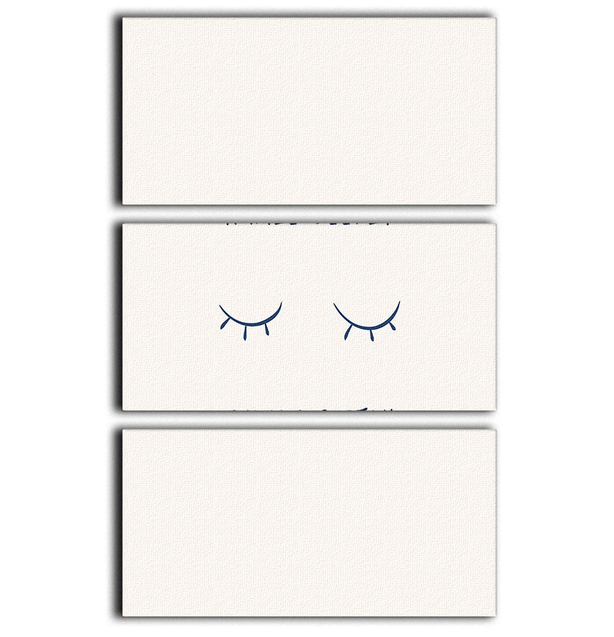 Inhale Deep 3 Split Panel Canvas Print featuring vibrant colors and intricate designs, perfect for home or office decor.