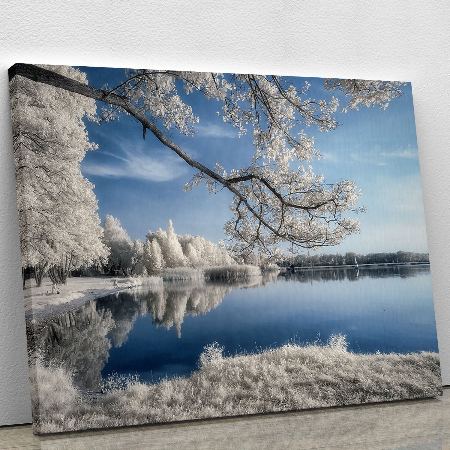 A vibrant Irenkowo canvas print showcasing modern art with abstract designs, perfect for home decor.