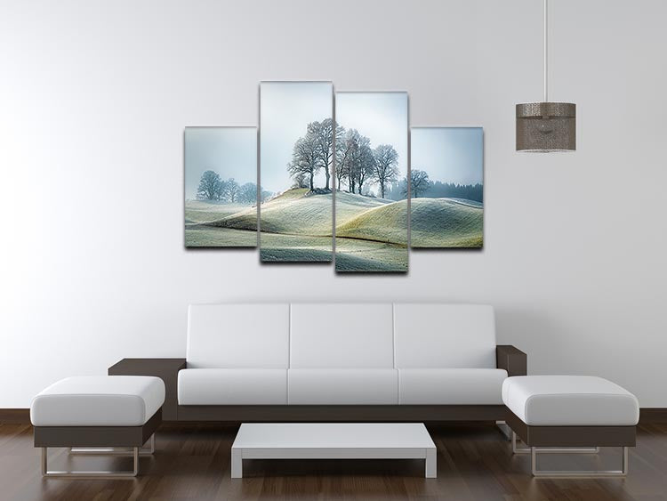 It Is Not In Tuscany 4 Split Panel Canvas artwork featuring four equal sections creating a cohesive image.