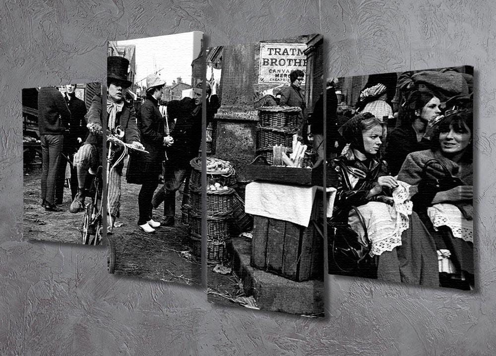 Jack Wild as the Artful Dodger 4 Split Panel Canvas artwork, featuring four panels that create a cohesive and dynamic image.