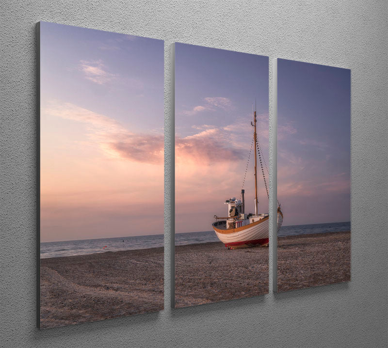 Jammerbugten 3 Split Panel Canvas Print showcasing vibrant colors and elegant design, perfect for home decor.