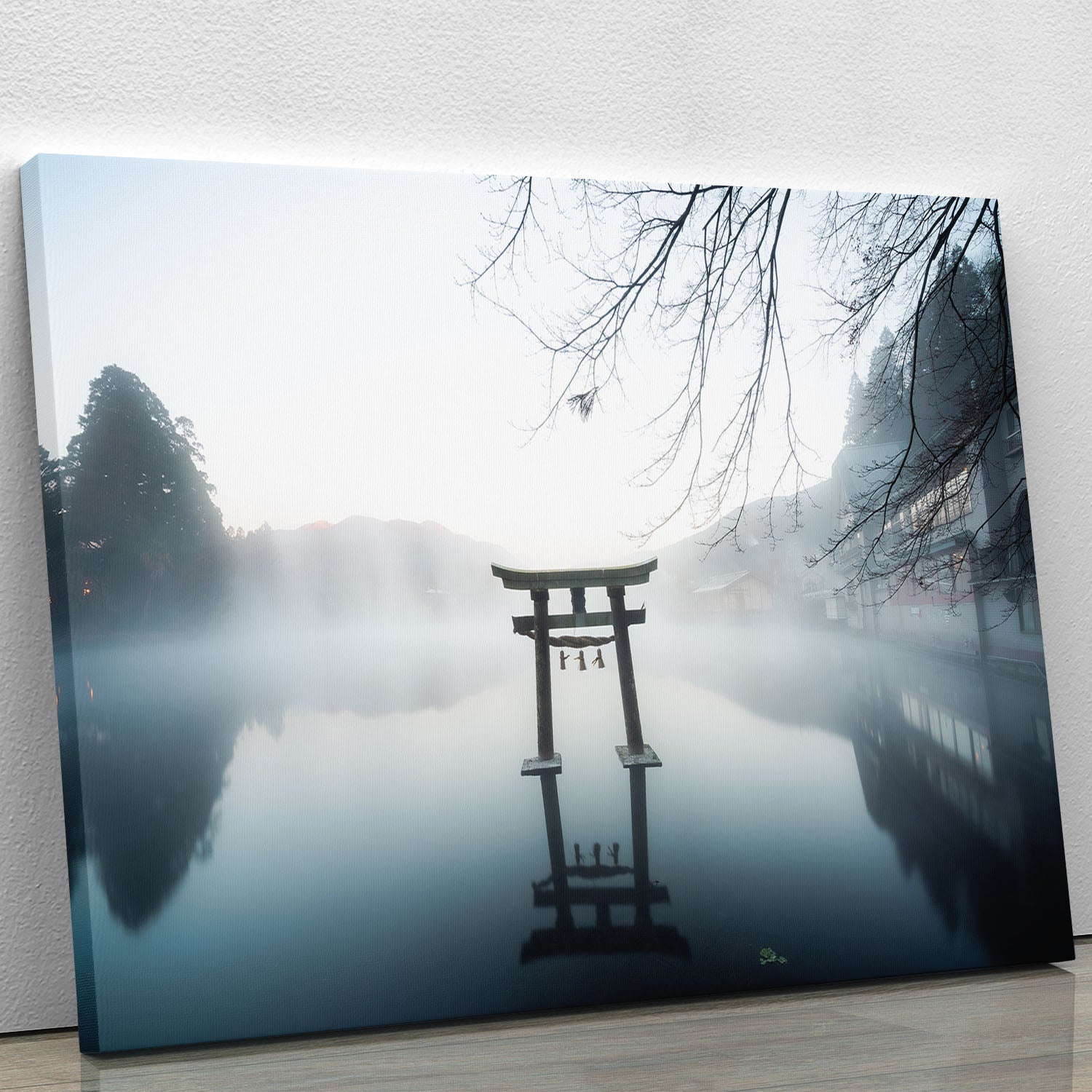 A beautiful Japan canvas print featuring traditional landscapes and vibrant colors, perfect for home decor.