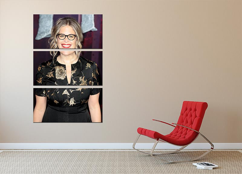 Jennifer Lee 3 Split Panel Canvas Print featuring vibrant colors and elegant design, perfect for home or office decor.